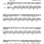 Rondeau de printemps (flûte et guitare ou duo de guitares)