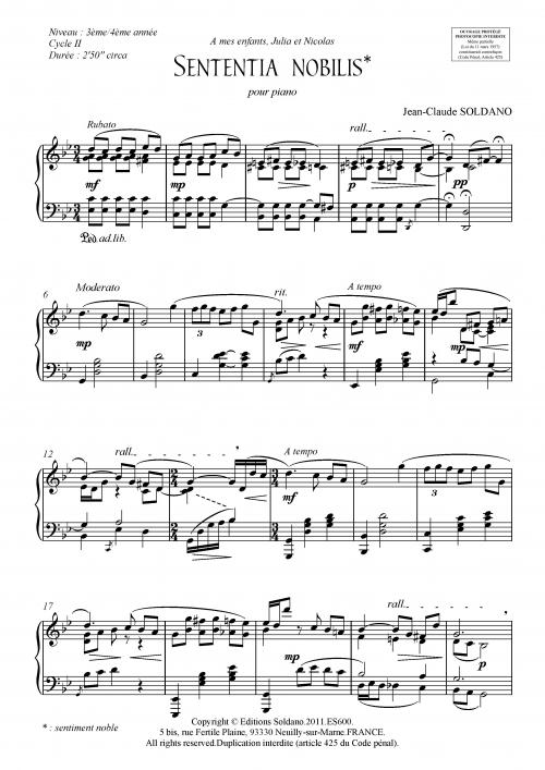 Sententia nobilis (piano)