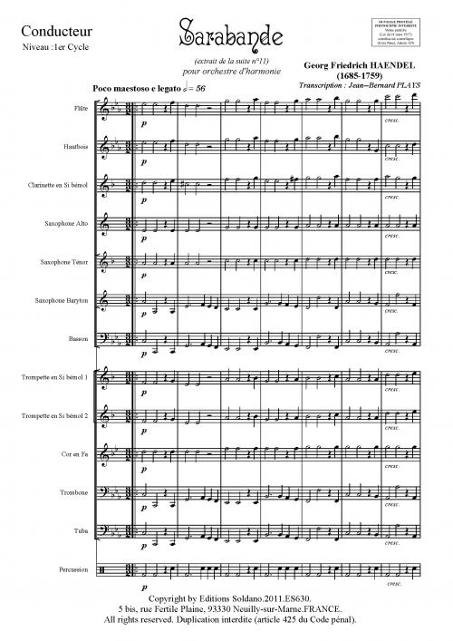 Sarabande (Orchestre d'harmonie)