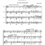 Introduction et variations sur Happy birthday (quatuor de flûtes)