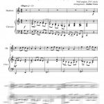 We wish you a merry Christmas (hautbois et piano ou clavecin)
