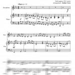 We wish you a merry Christmas (saxophone alto et piano)
