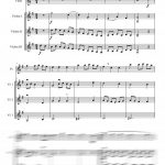 We wish you a merry Christmas (flûte et trois violons)