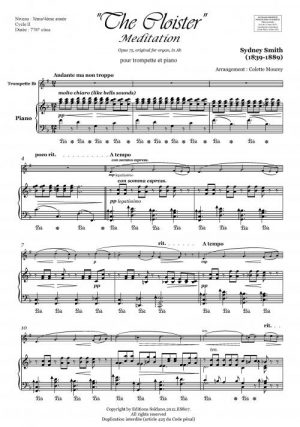 Méditation (trompette et piano)