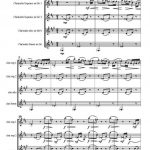 Les démons s'amusent (quatuor de clarinettes)