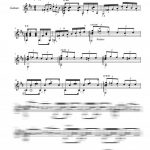 En dansant dans les nuages (guitare)