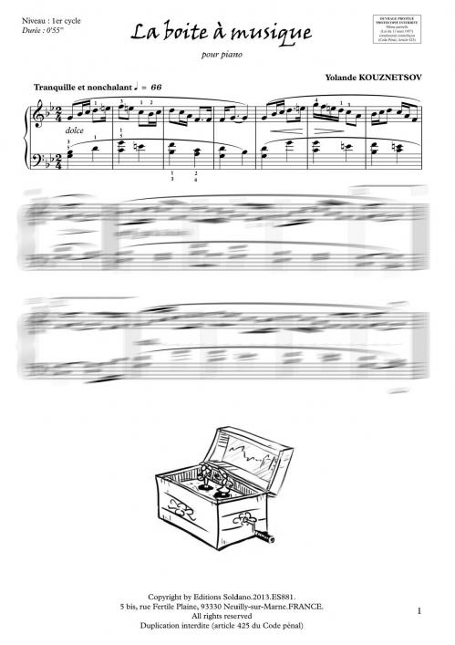 La boite à musique (piano)