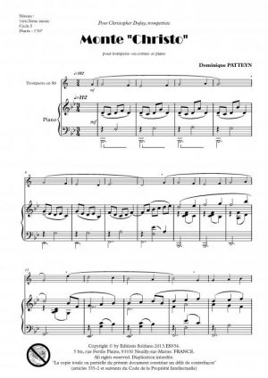 Monte "Christo" (trompette -ou cornet- et piano)