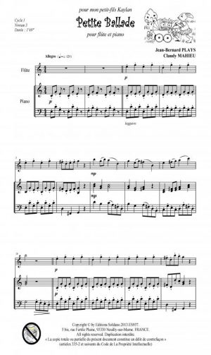 Petite ballade (flûte et piano)