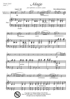 Adagio (euphonium ou saxhorn baryton et piano)