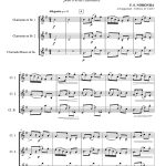 Amor tem fogo (trio de clarinettes)