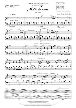 Aube et Crépuscule (piano)