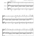 Berceuse (trio de guitares)