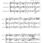 Bonbon-polka (trio de saxophones)