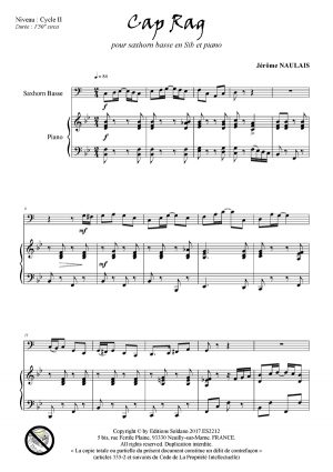 Cap Rag (saxhorn basse et piano)