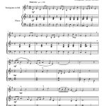 Carillon (trompette -ou cornet- et piano)