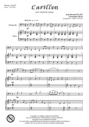 Carillon (violoncelle et piano)