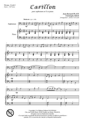 Carillon (euphonium en Ut et piano)