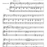Carillon (clarinette sib et piano)