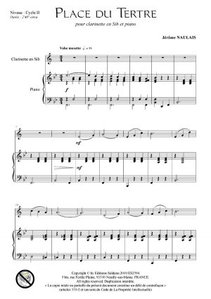 Clarinette - Fresques musicales VOLUME 2 (clarinette et piano)