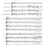 Couleur créole (quatuor de clarinettes)