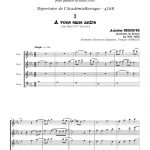 Musique à la Cour de Bourgogne VOLUME 1 (quatuor de flûtes à bec)