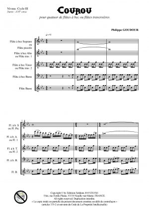 Courou (quatuor de flûtes - ou flûtes à bec)