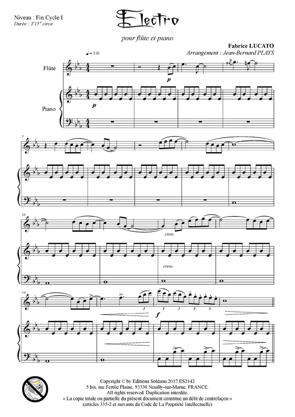 Electro (flûte et piano)