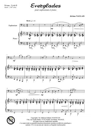 Everglades (euphonium en Ut et piano)