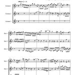 Fugue à trois voix (trio de guitares)