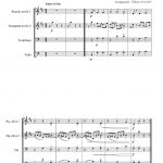 Humoresque opus 6-n°1 (quatuor de cuivres)