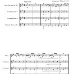 Humoresque opus 6-n°1 (quatuor de clarinettes)