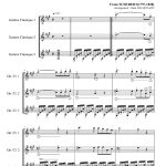 Lied "Nacht und Traüme" (trio de guitares)
