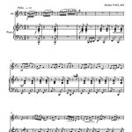 La fête au village (hautbois et piano)