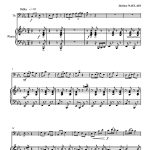La fête au village (trombone et piano)