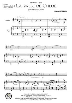 La valse de Chloé (hautbois et piano)