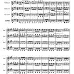 Le petit cavalier (quatuor de guitare)