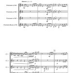 Le cha-cha du chat Sacha (quatuor de clarinettes)