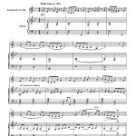 Le chant du coucou (trompette sib -ou cornet- et piano)