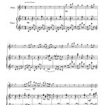 Le réveil de Chloé (flûte et piano)