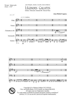 Légendes galates (ensemble instrumental)