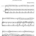 Les rendez-vous parisiens (saxophone alto et piano)