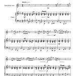 Les yeux de Jade (saxophone alto et piano)