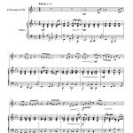 Les yeux de Jade (clarinette sib et piano)