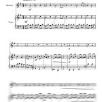 L'escarpolette (hautbois et piano)