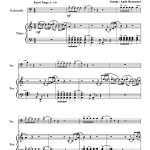 Lettre tango pour Elise (violoncelle-s et piano)