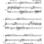Lettre tango pour Elise (alto-s et piano)