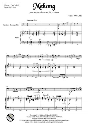 Mékong (saxhorn basse et piano)