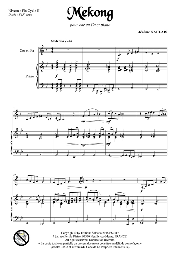 Mékong (cor en fa et piano)