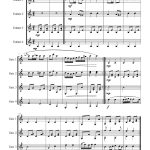 Moment musical opus 94 n°3 (quatuor de guitares)